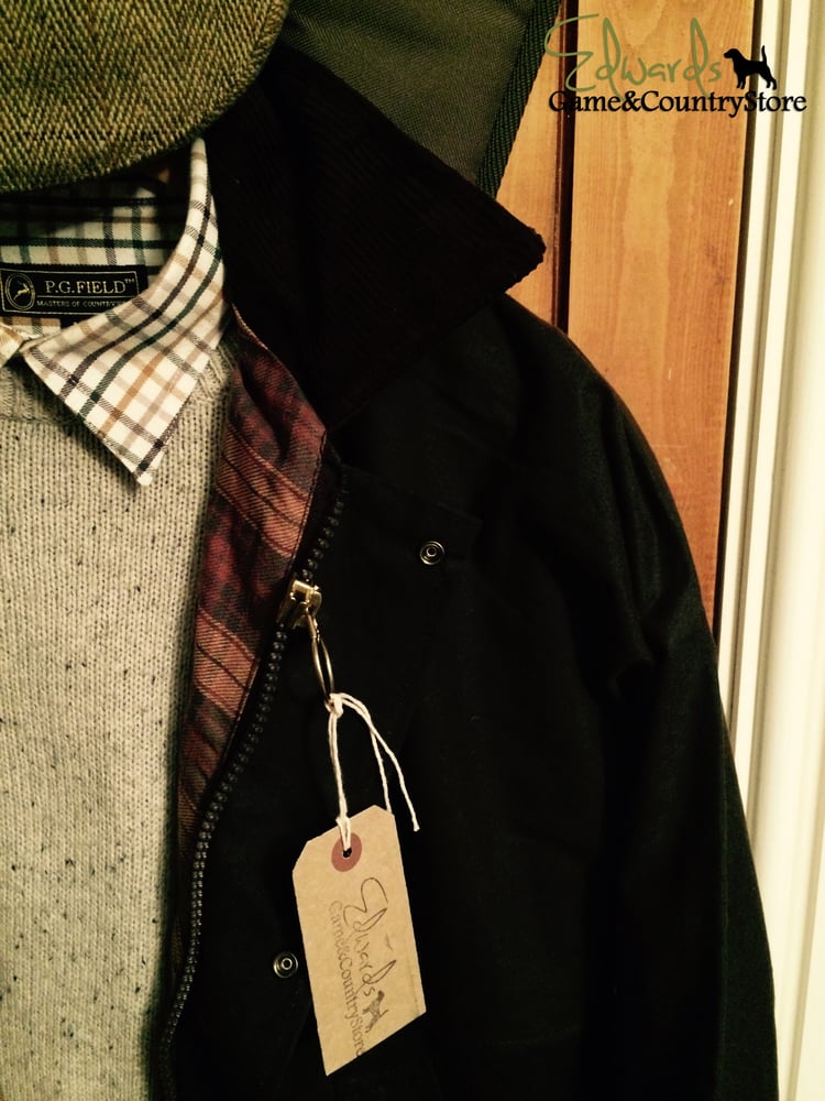 Image of Mens Lightweight Wax Jacket Brown 