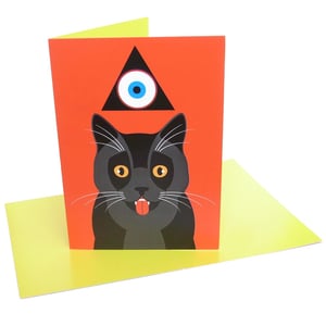 Image of Cat (greeting card)