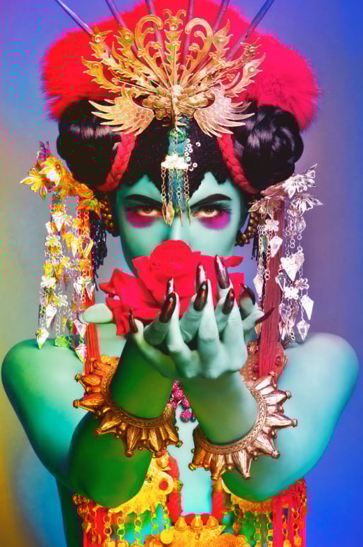 Image of 13x19 Poster print "Deva Rose"