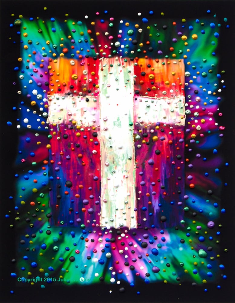 Image of The Divine Energy Cross - Giclee Print
