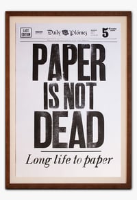 Image 1 of Paper is not dead