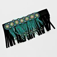 Image 2 of Boho Bead Accent Fringe Bracelet
