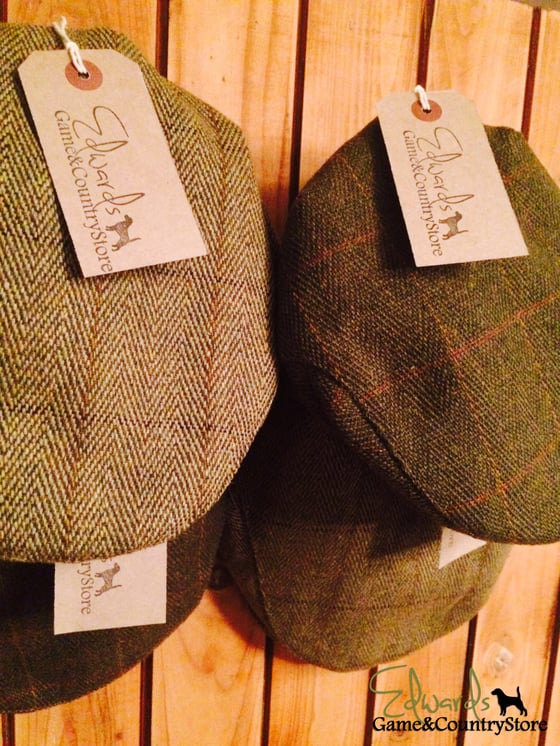 Image of Derby Tweed Flat Cap – Olive