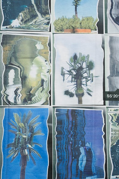 Image of WARPED COLLAGE X-Long T-Shirt - Colour