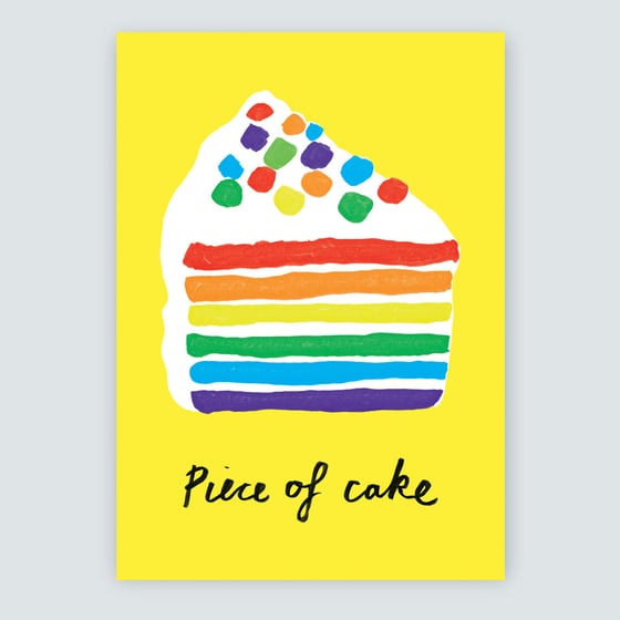 Image of Piece of Cake! Greeting Card