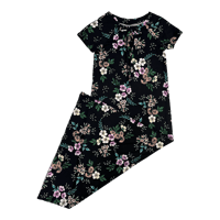 6/7 Black Floral