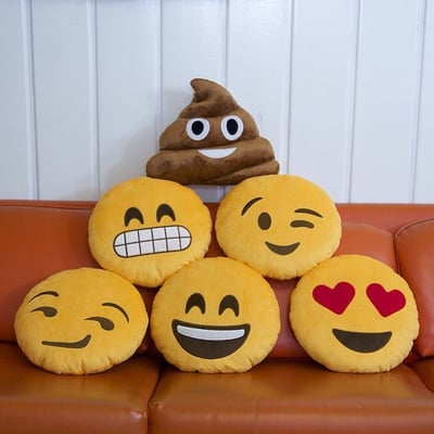 Image of Emoji Faced Pillows