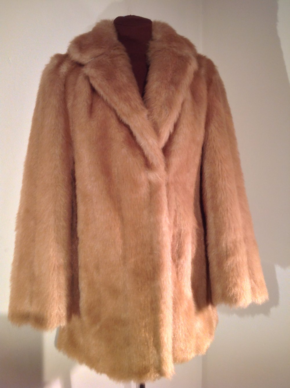 Image of Vintage Faux Fox Furr Coat