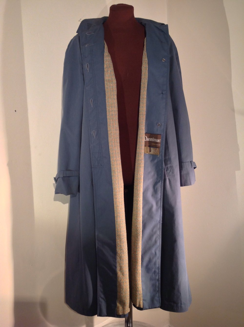 Image of Blue Danimac Vintage Trench Coat