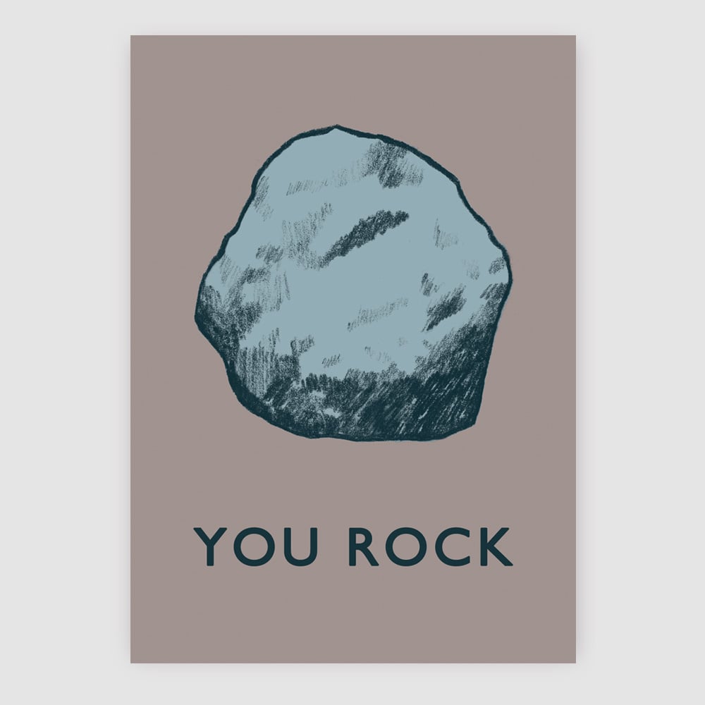 Image of You Rock Greetings Card