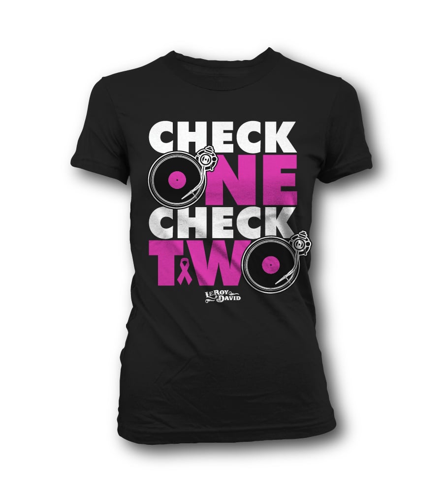 Image of Check 1-2 (Turntables) Tee (Women's)