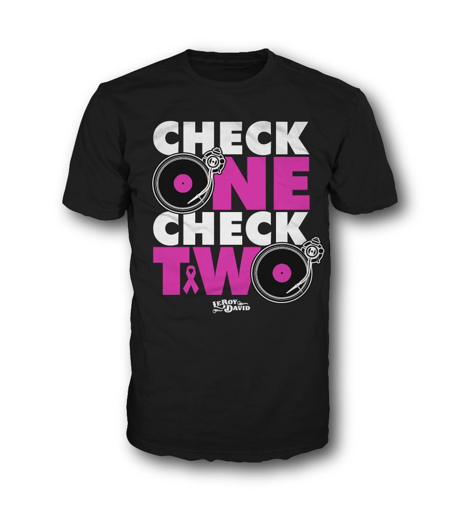 Image of Check 1-2 (Turntables) Tee