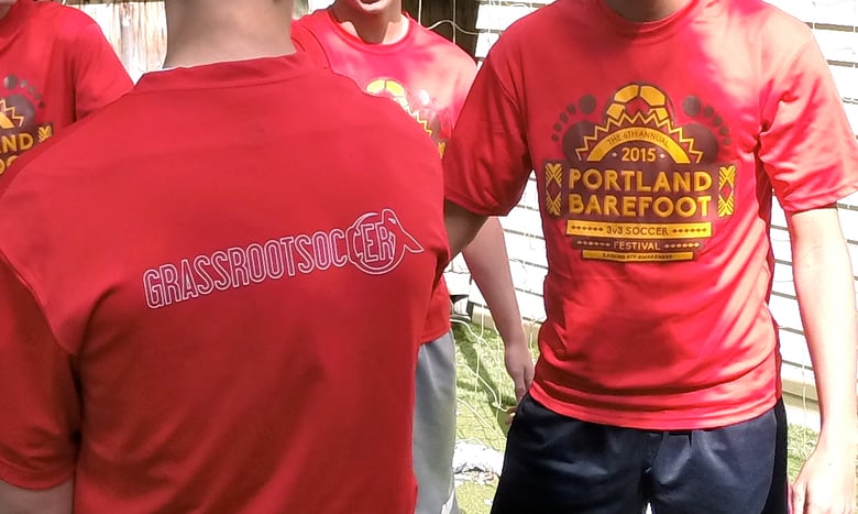 Image of 2015 limited edition Portland Barefoot Soccer dri fit  Jersey