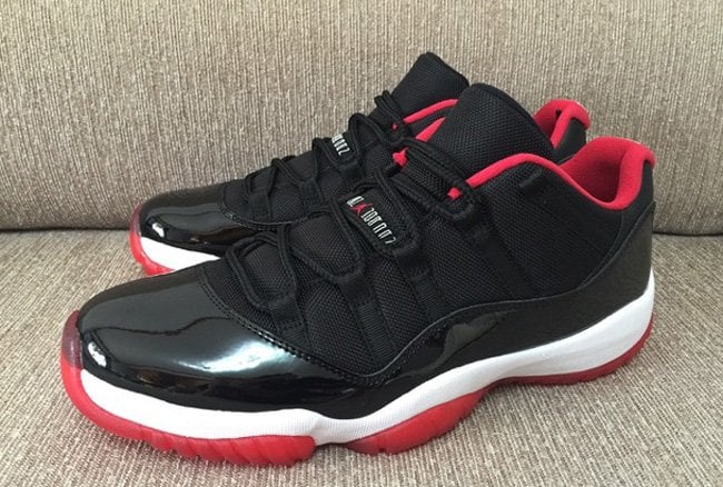 Image of NIKE AIR JORDAN XI BRED LOW 2015 RELEASE