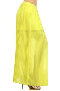 Image of SUMMER PLEATED MAXI SKIRT