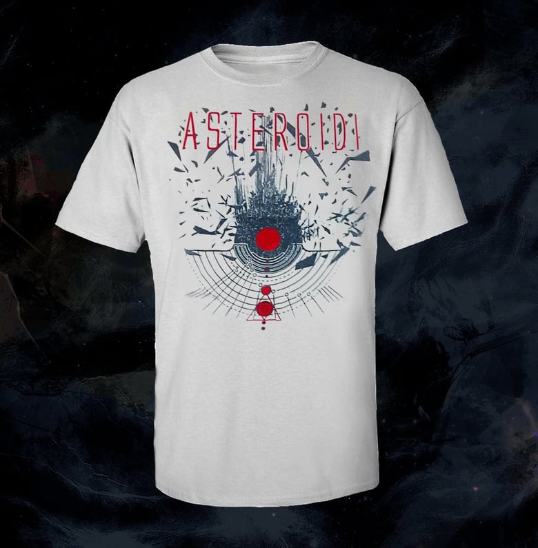 Image of (!!!XL ONLY!!!) T-Shirt Asteroidi (White) + Poster U.M.A. A2 size (BENDED)