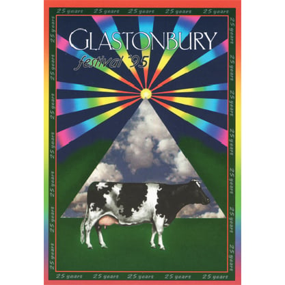 Image of Limited Edition Glastonbury Cow 1995 - 25 Years 