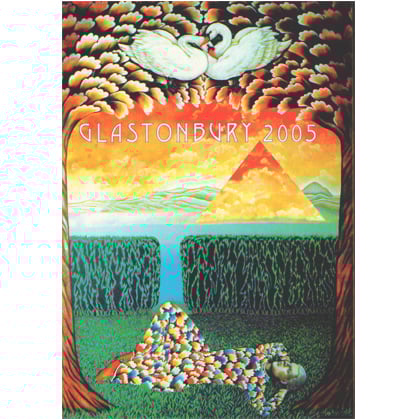 Image of Limited Edition Glastonbury Singing Swans 2005