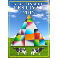 Limited Edition Glastonbury Cows Life 2013