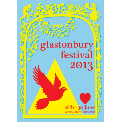 Image of Limited Edition Glastonbury Peace Dove 2013