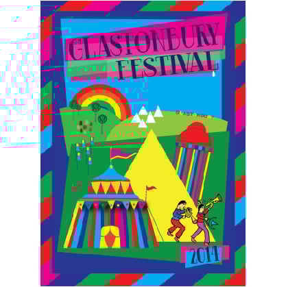Image of Limited Edition Glastonbury Picture Perfect 2014