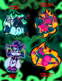 Image of Halloween Spooky stickers