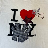 Image 2 of Yankees nyc shirt // lu + ian collab