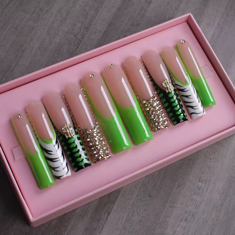 Image of pick from option 1-25 acrylic press on nail set