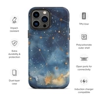 Image 18 of Celestial Constellation Night Sky Stars and Clouds Painting Tough Case for iPhone®