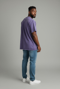 Image 3 of Tee Bleach Purple SV