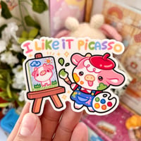 Image 3 of I Like It Picasso Sticker