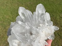 Image 7 of Large Clear Quartz Points Cluster Statement Piece #2258