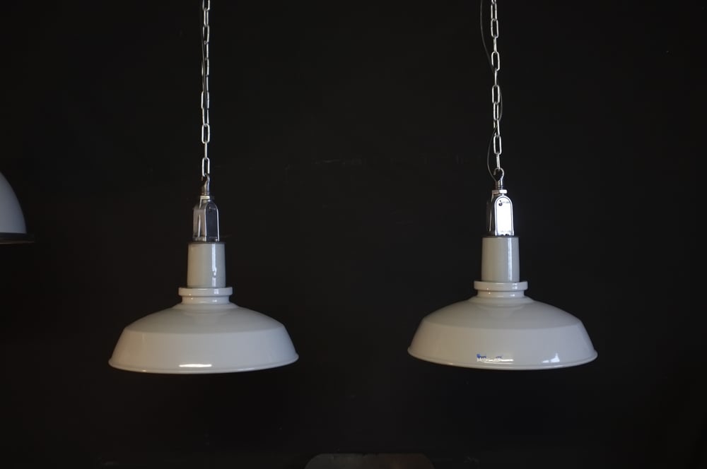 Image of Vintage Thorlux Industrial Factory Light.