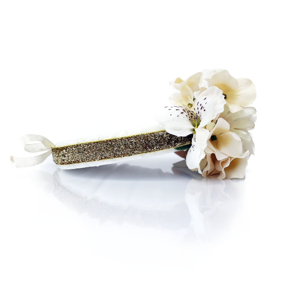 Image of Old Gold Vintage Flower Crown