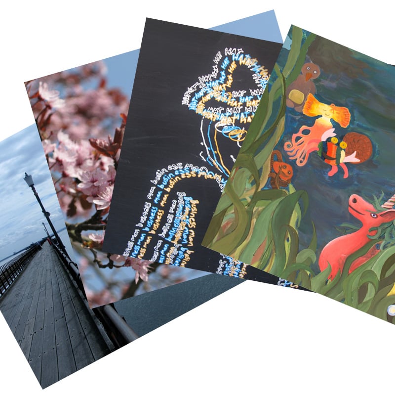 Image of Pack of 4 giftcards