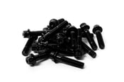 Image of Black Split Rim Bolts M7 x 32mm