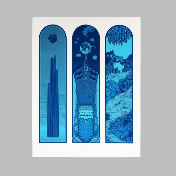 Image of EÉL OÜY Triptych - color