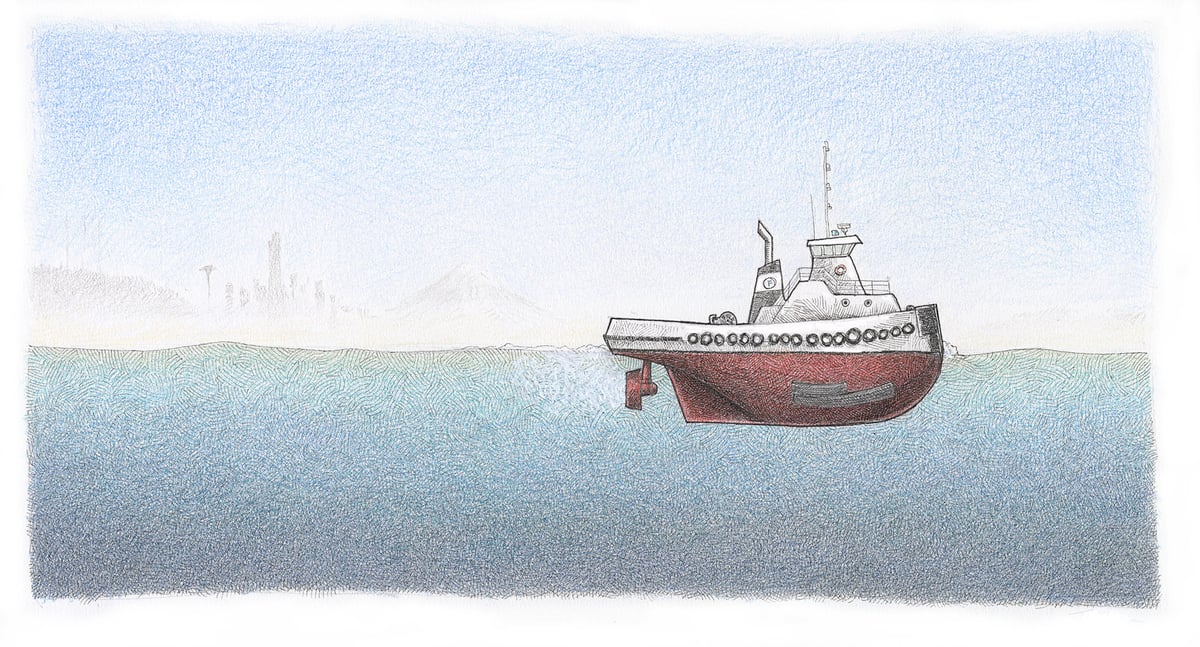 Zdrive tug 11.5" X 6.5" The Scow