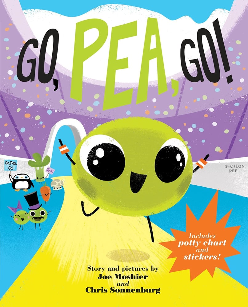 Image of Go, Pea, Go! Book with toddler shirt (boys)