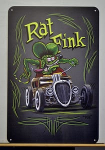 Image of Rat Fink Rat / Metal Print