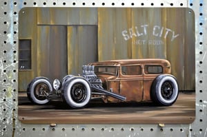 Image of Salt City Rat / Metal Print