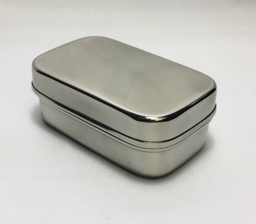 Image of Green Essentials - Tiny tin stainless steel container 150ml