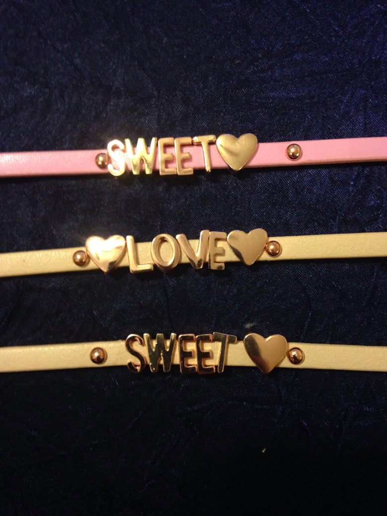 Image of Sweet or Love Bracelets 