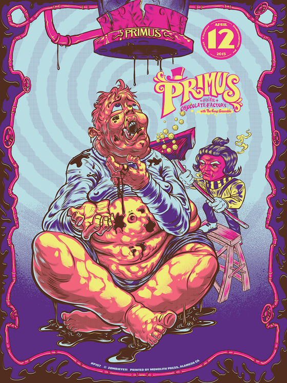 Image of Primus 2015 Gig Poster (S/N Edition) 