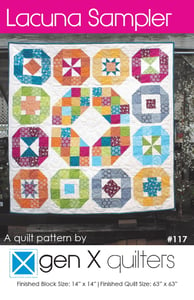 Image of Lacuna Sampler Quilt Pattern - Hard Copy Paper