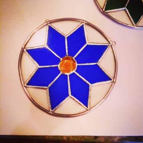 Image of Garden Flower-stained glass