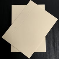 Image 2 of Wood Grain Letterpress Flat Notecards (Set of 25)
