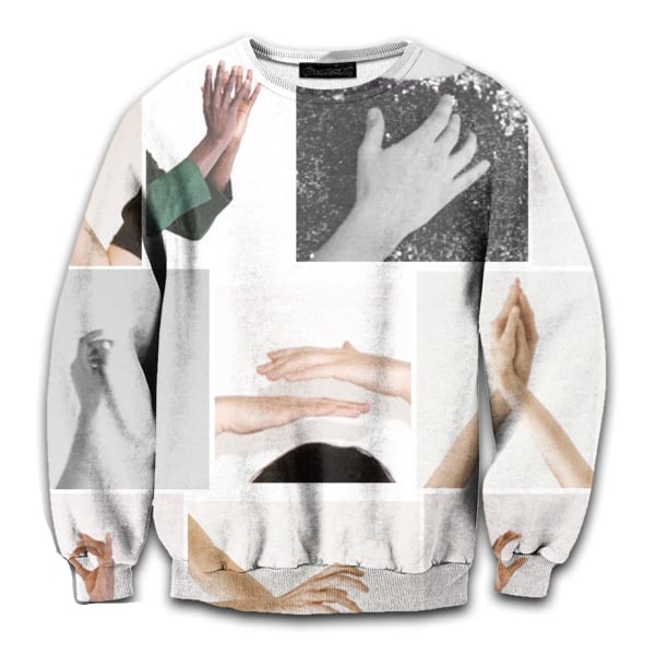 Image of hand dance detail sweatshirt