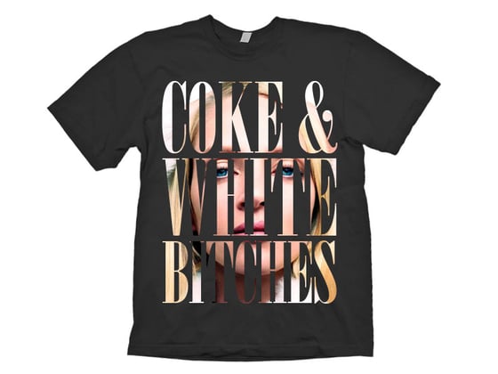 Image of Coke & White B*tches Tee (Black)