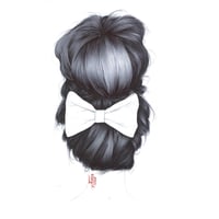 BOW BUN *PRINT*